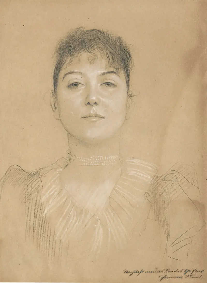 Bildnis einer Frau von Gustav Klimt