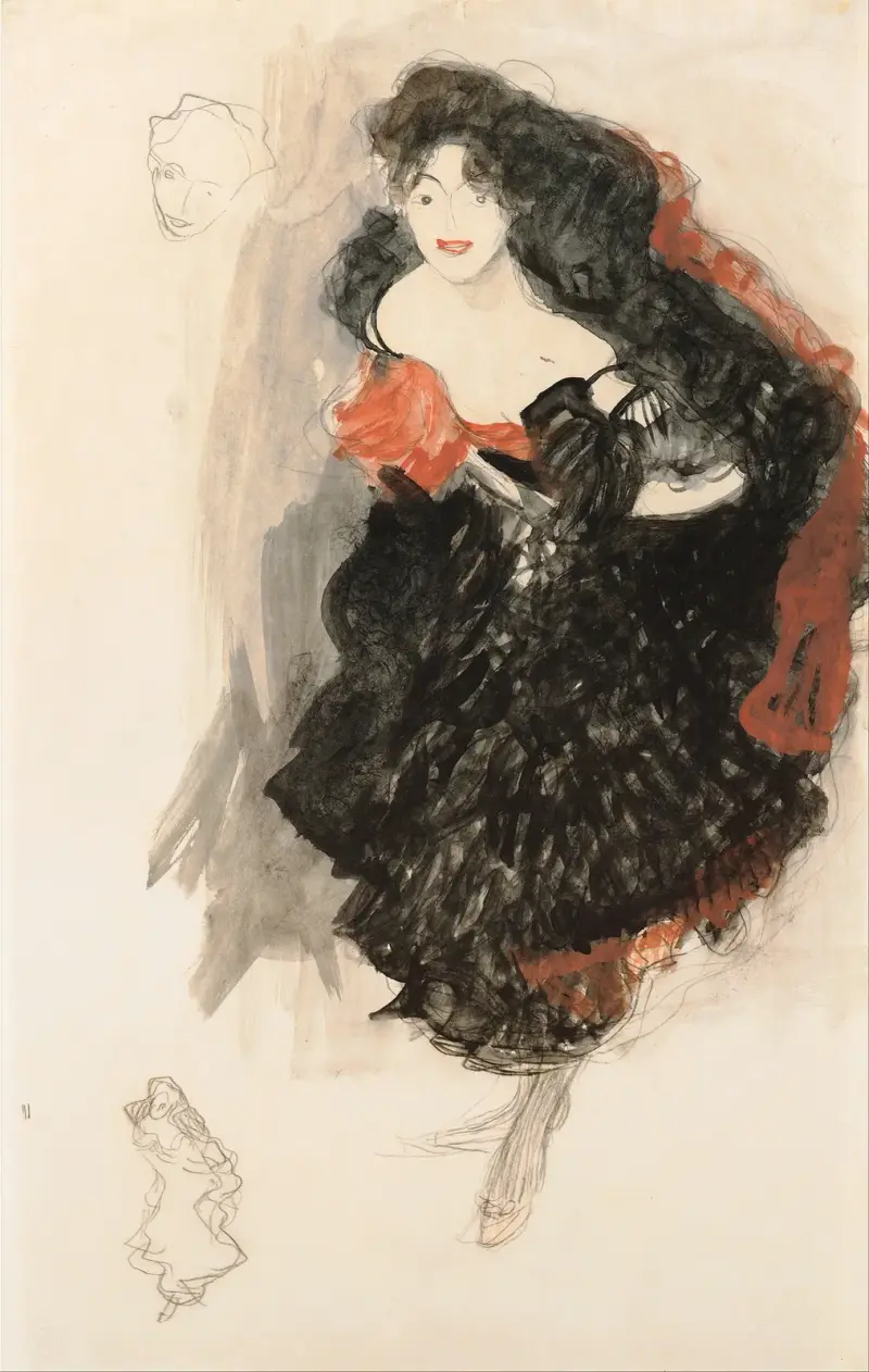 Studie zu Judith II von Gustav Klimt