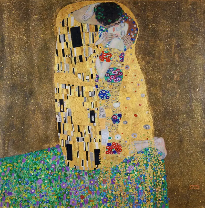Polibek, Gustav Klimt