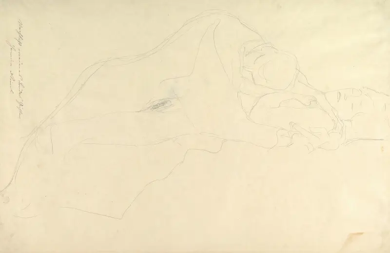 Milenci, 1913, Gustav Klimt