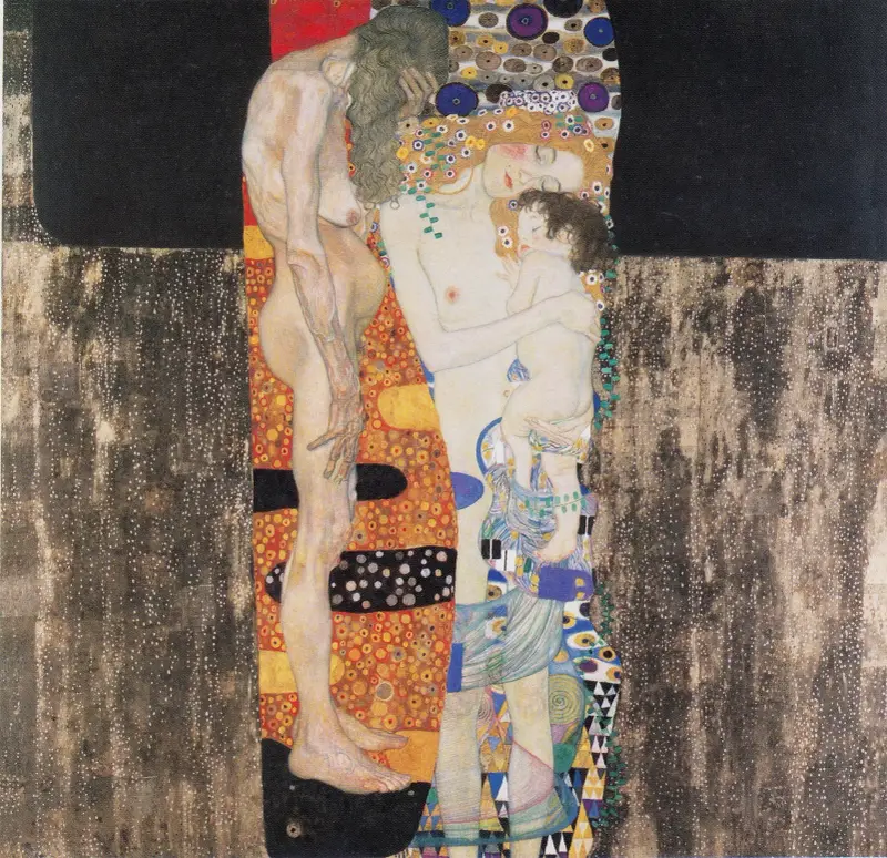 The Three Ages of the Woman av Gustav Klimt