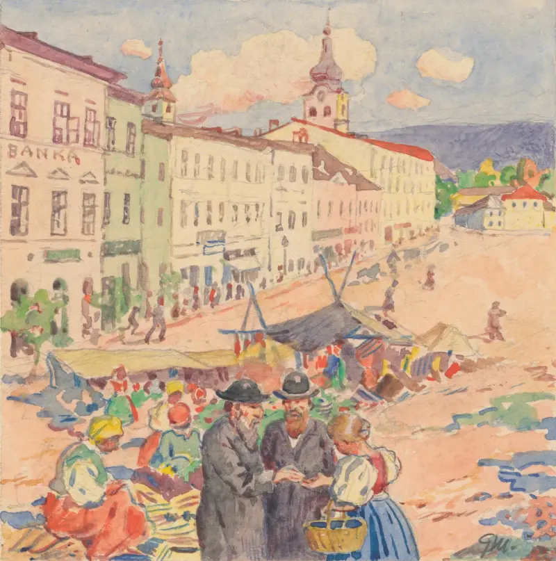 11. – På marknaden av Gustáv Mallý