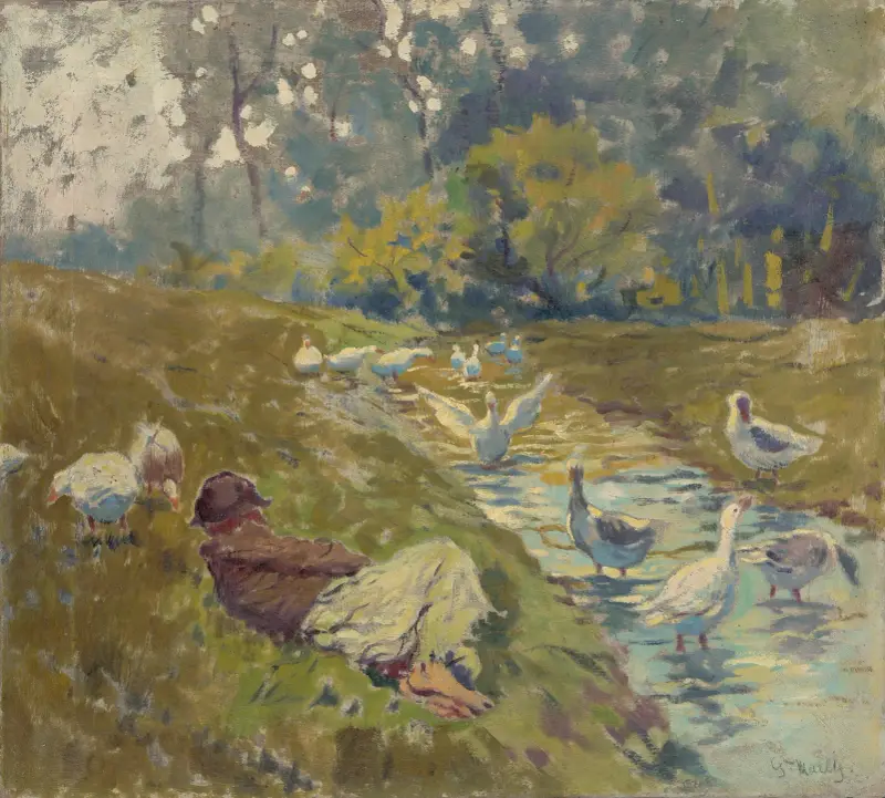 Gänsehirt von Gustáv Mallý