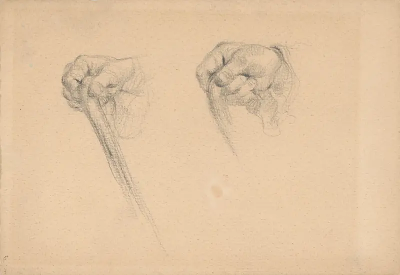 Hand with a Stick von Gustáv Mallý