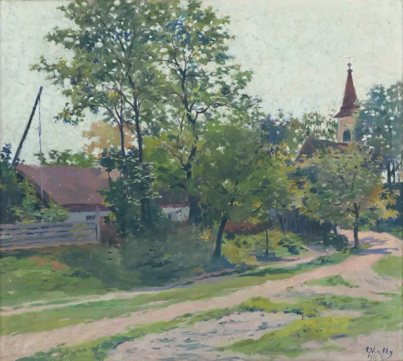 Krajina z Petržalky, Gustáv Mallý