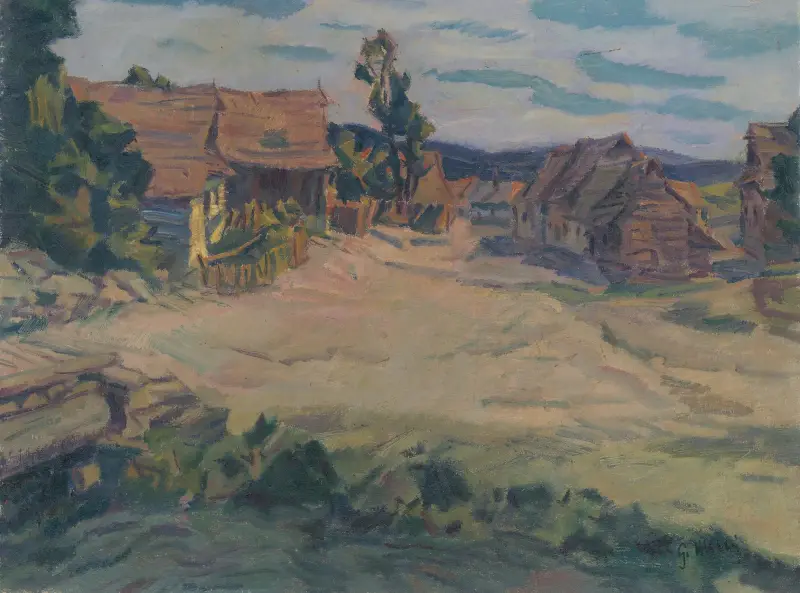 Mengušovce Landscape, Gustáv Mallý