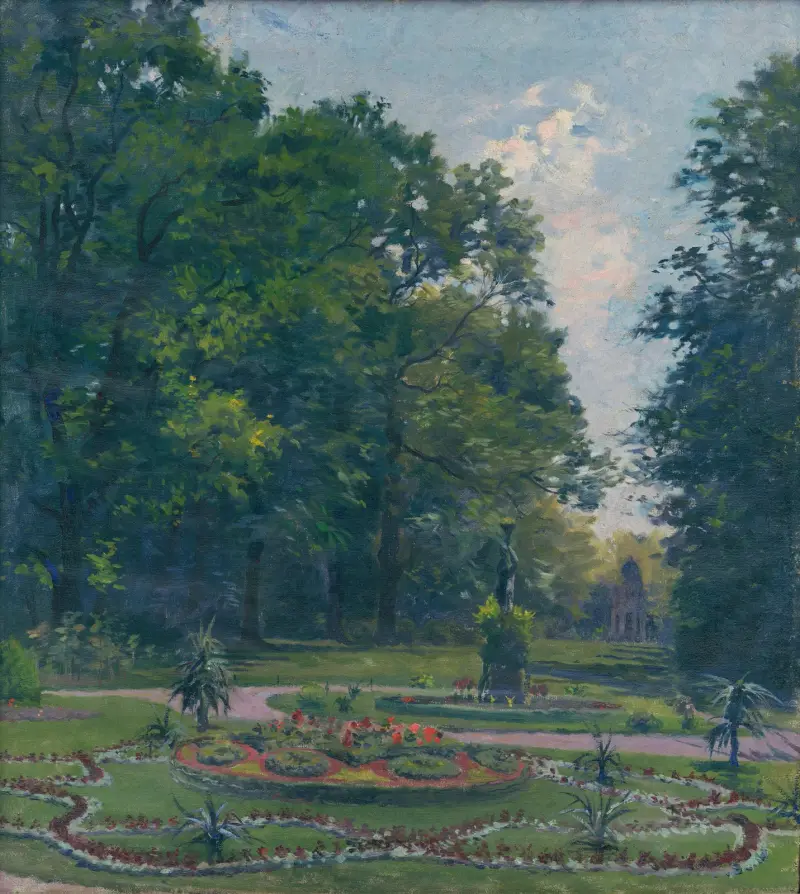 Park in Petržalka von Gustáv Mallý