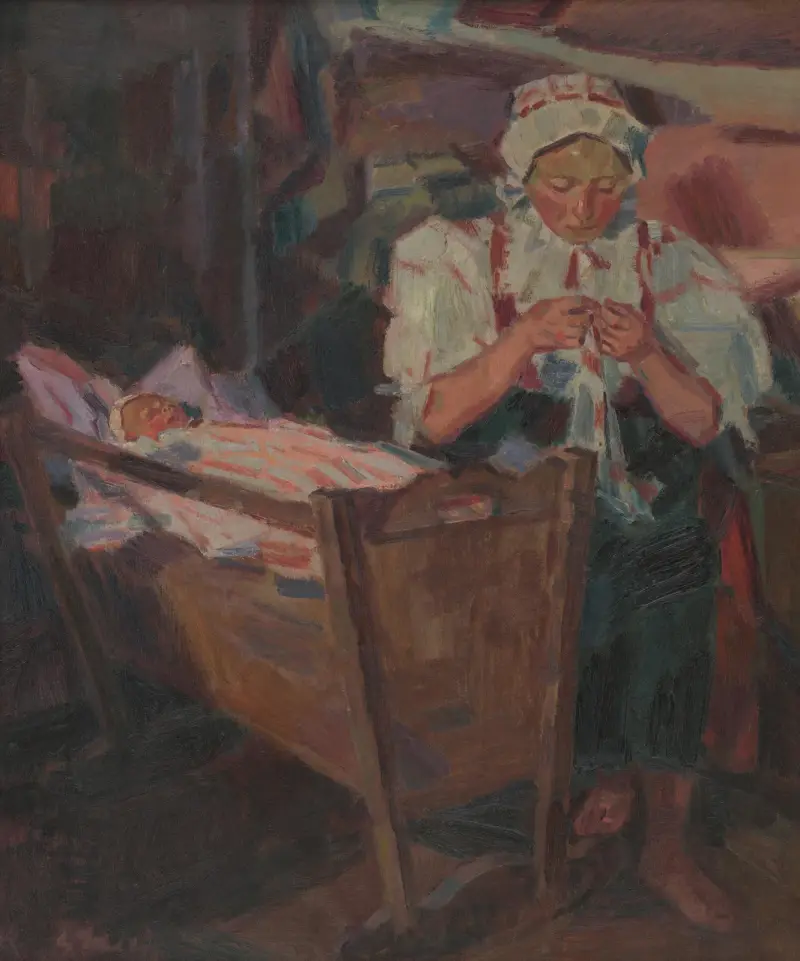An der Wiege von Gustáv Mallý