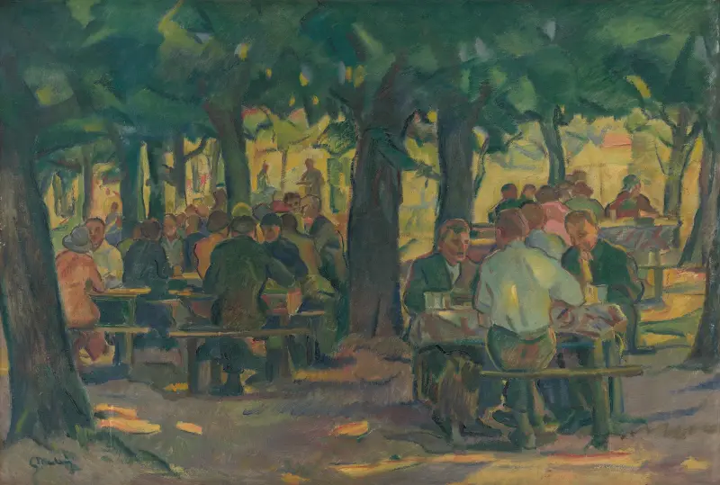 Rest beneath the Trees von Gustáv Mallý