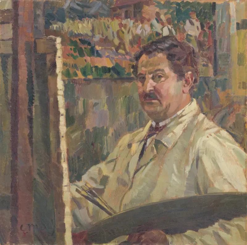 Autoportrét, 1924 – Nr. 1, Gustáv Mallý