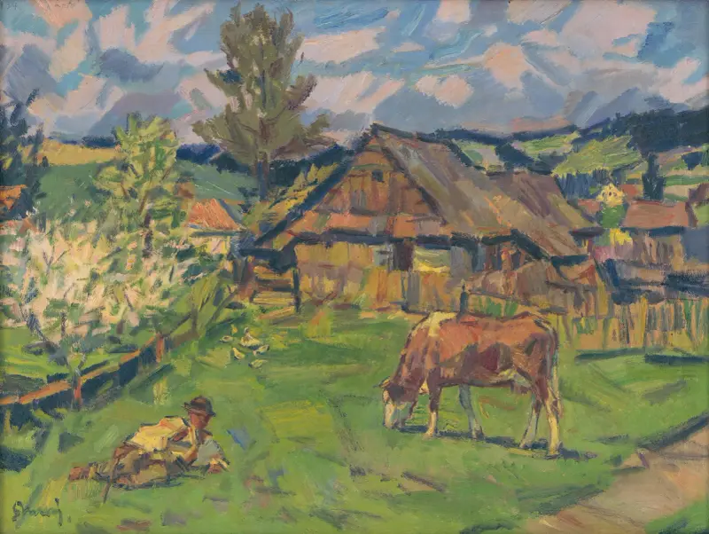 Vår i Ždiar av Gustáv Mallý