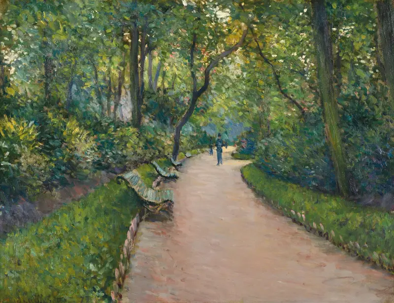 Der Park Monceau von Gustave Caillebotte