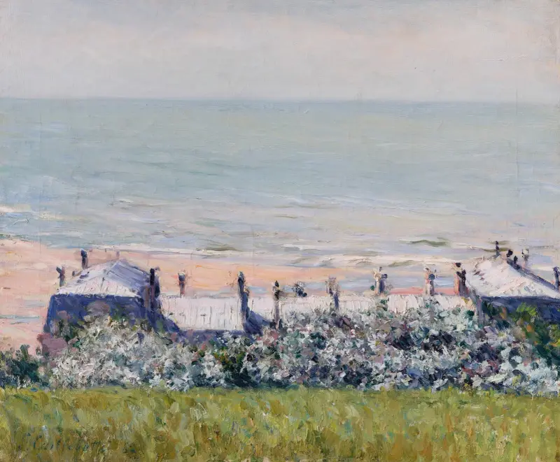 Taken på Hôtel des Roches Noires, Trouville av Gustave Caillebotte