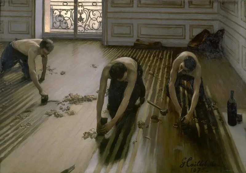 Parketáři, Gustave Caillebotte