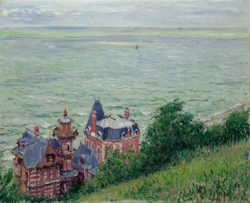 Villas at Trouville av Gustave Caillebotte