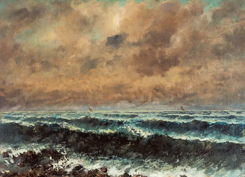 Autumn Sea av Gustave Courbet