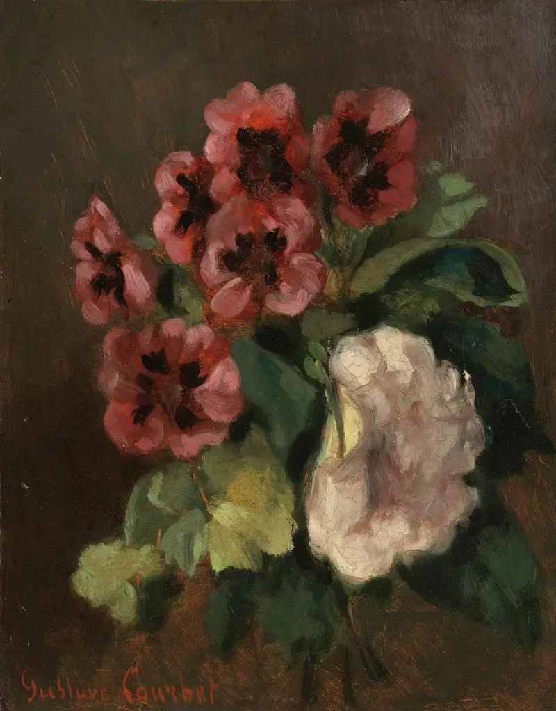 Bouquet Of Flowers av Gustave Courbet
