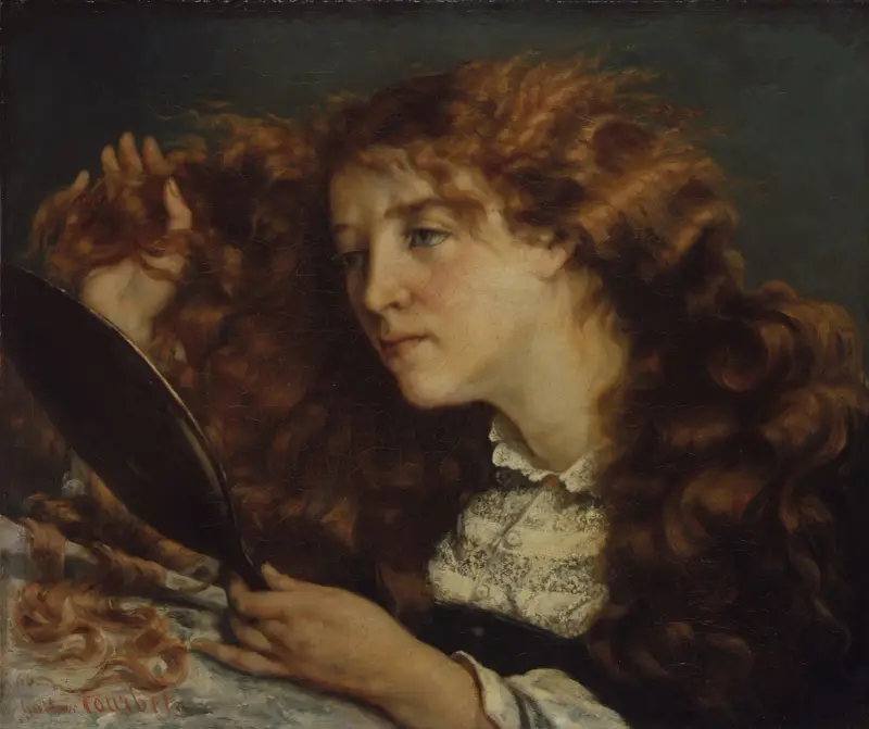 Jo, La Belle Irlandaise av Gustave Courbet