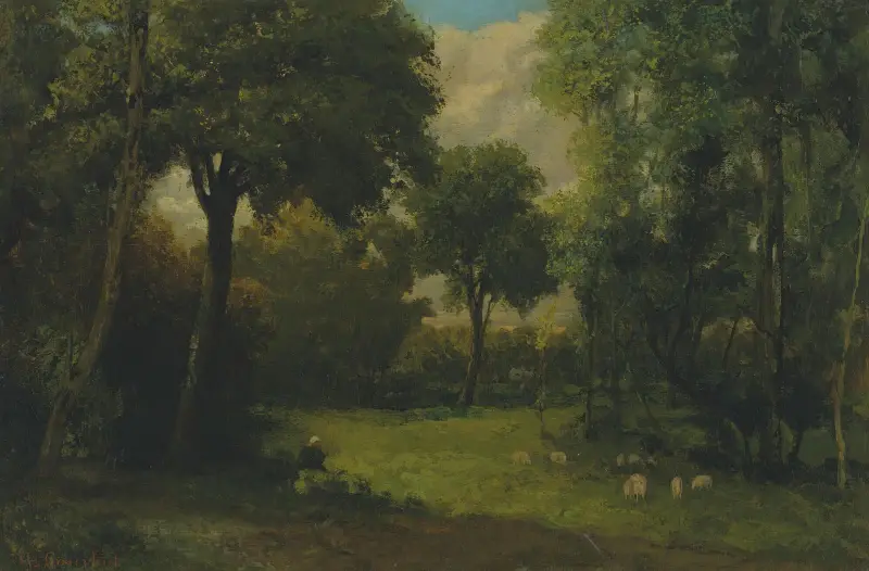 Die Lichtung – Nr. 1 von Gustave Courbet