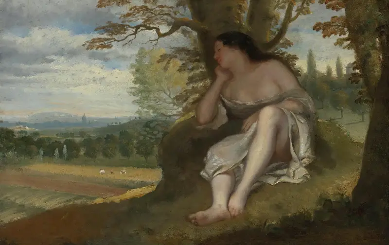 La sieste, Gustave Courbet