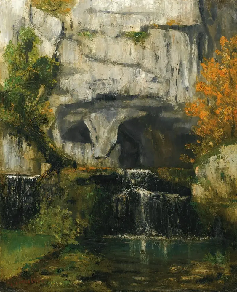 Pramen Lison, Gustave Courbet