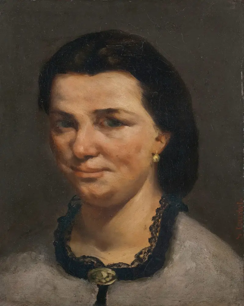 Portrait de femme, 1850 av Gustave Courbet