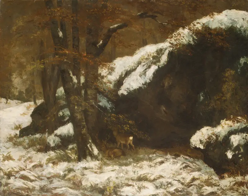 Der Hirsch von Gustave Courbet