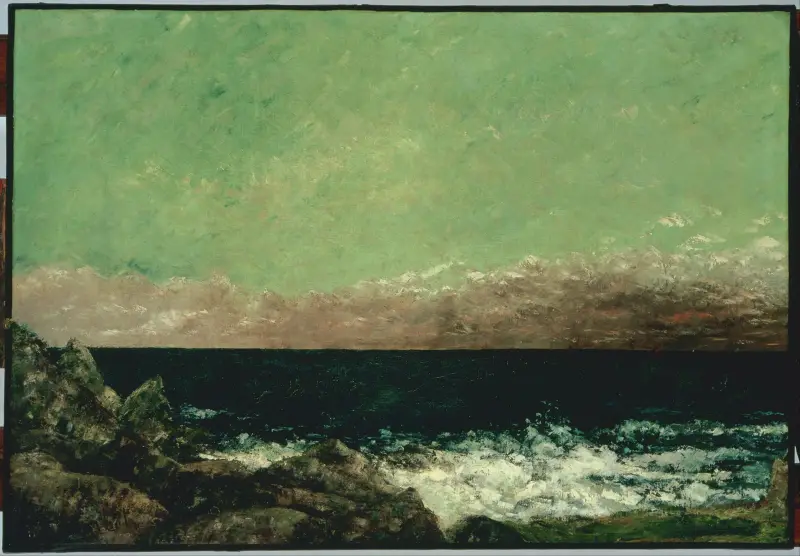 Morze Śródziemne, Gustave Courbet