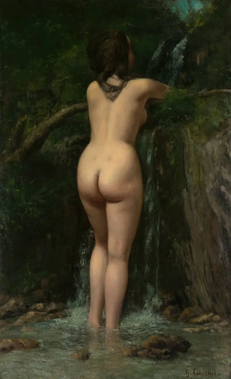 Pramen, Gustave Courbet