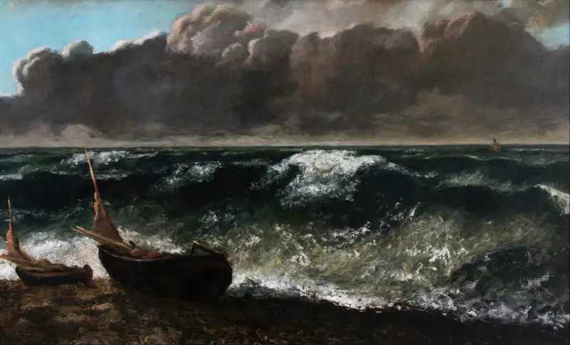 Die Welle, 1869 – Nr. 3 von Gustave Courbet