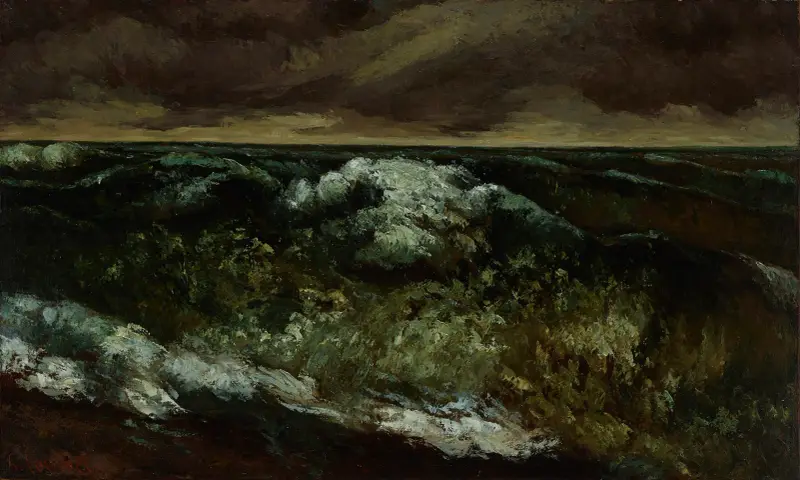 Vlna, – Nr. 1, Gustave Courbet