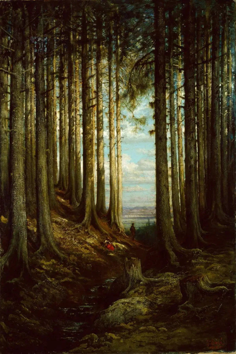 Alplandskap av Gustave Doré
