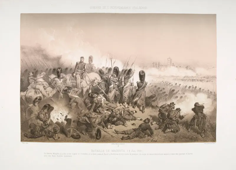 Slaget vid Magenta (4 juni 1859) av Gustave Doré