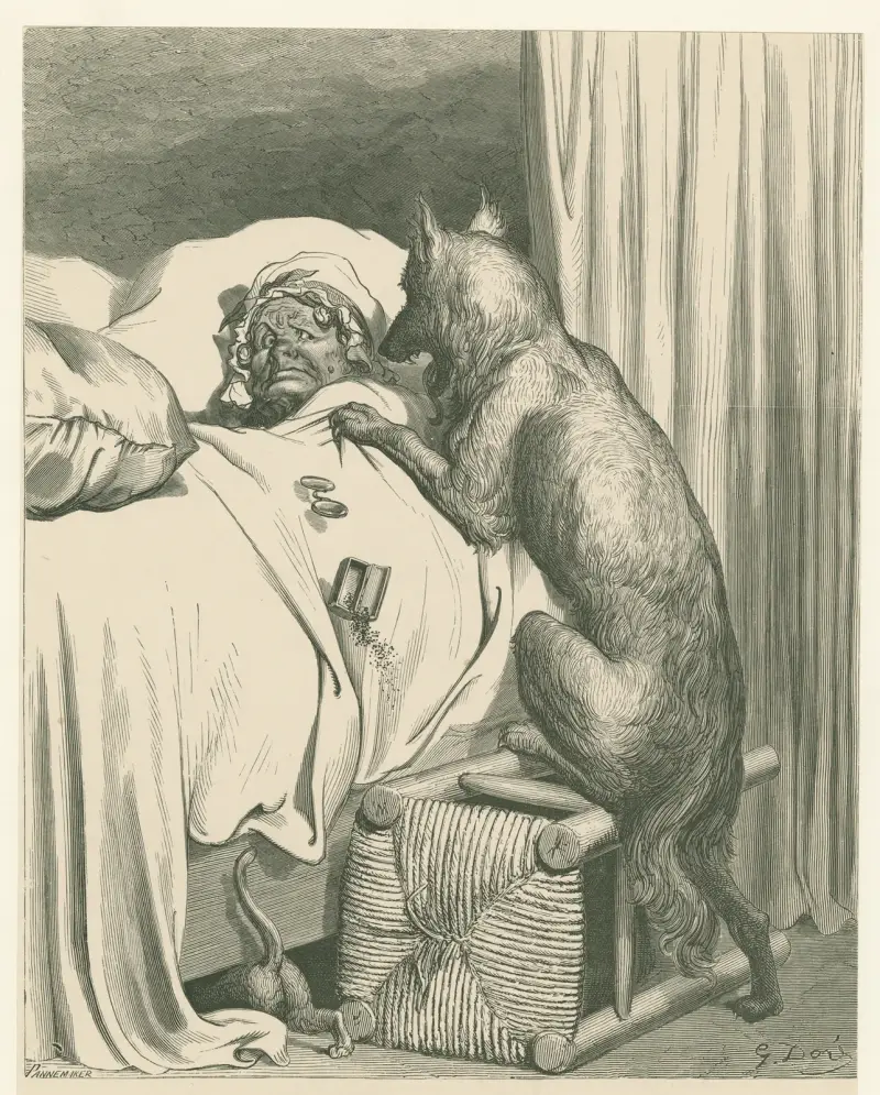 Innan hon hann utropa ”Åh, min gode Gud!” av Gustave Doré