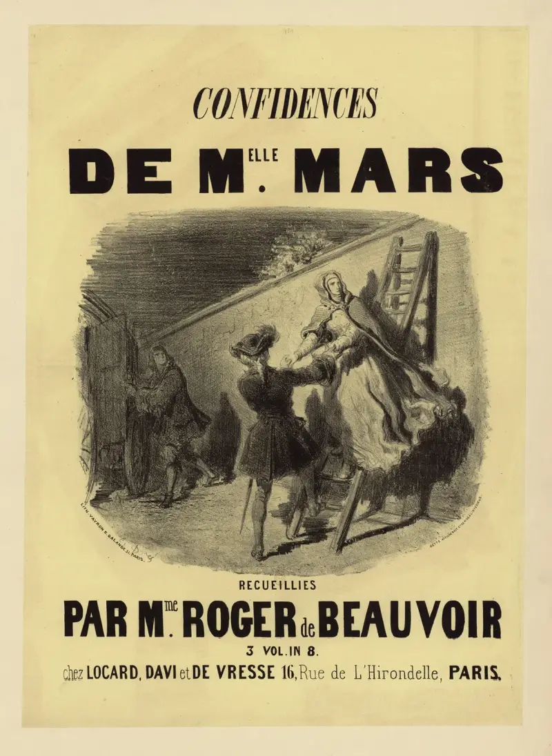 Mademoiselle Mars förtroenden av Gustave Doré