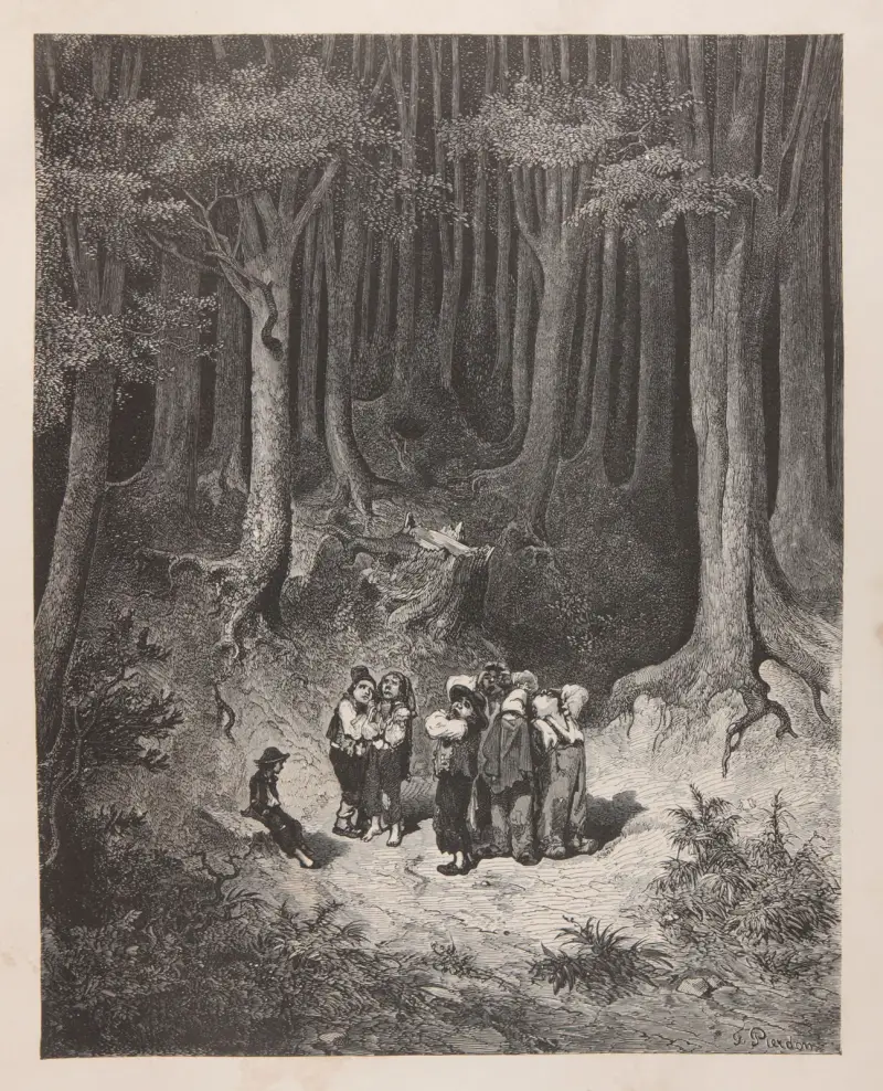 Sagor, pl. 8 av Gustave Doré