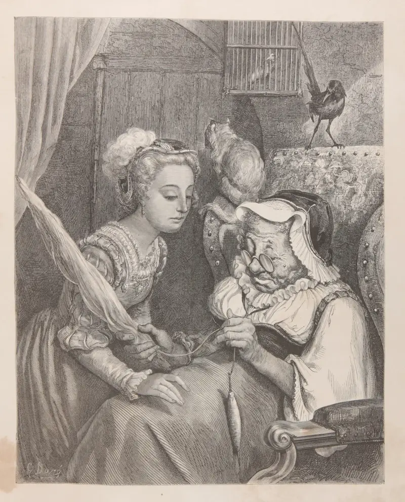 Sagor, pl. 16 av Gustave Doré