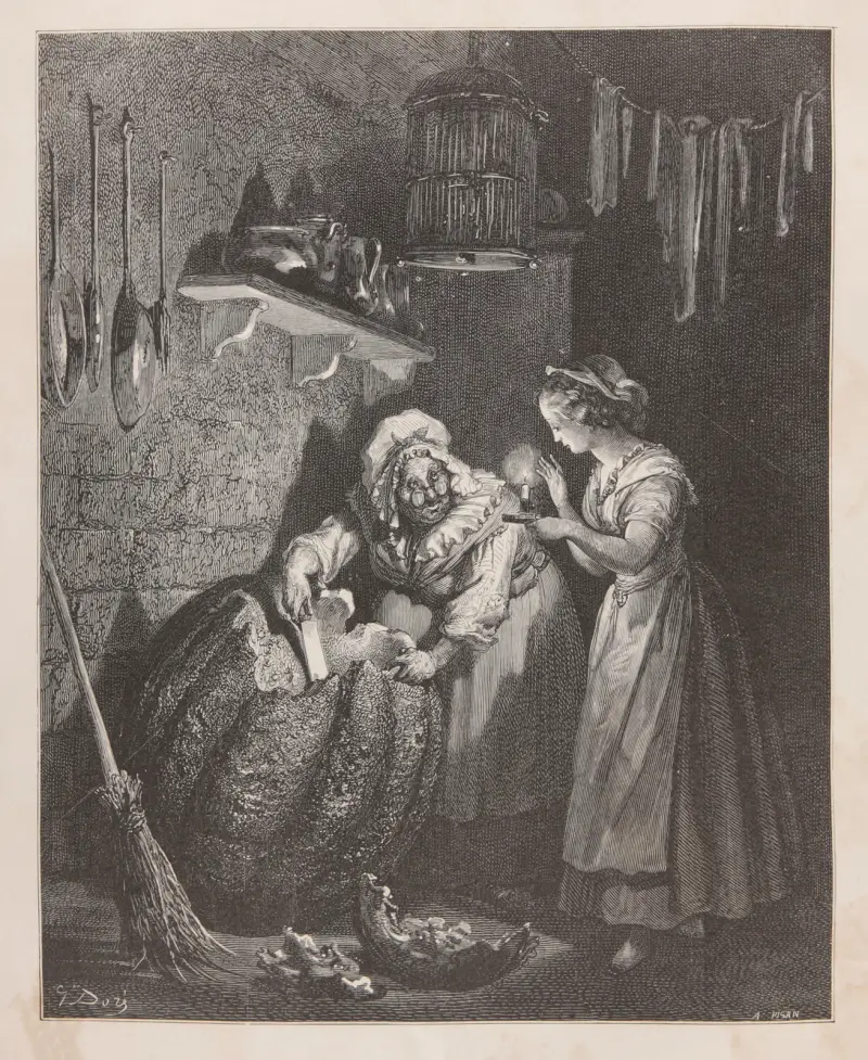 Sagor, pl. 22 av Gustave Doré