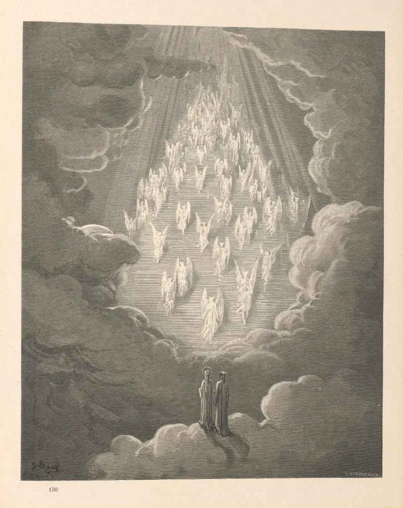 Dantes gudomliga komedi. Del 3, Paradiset, plansch 13 av Gustave Doré