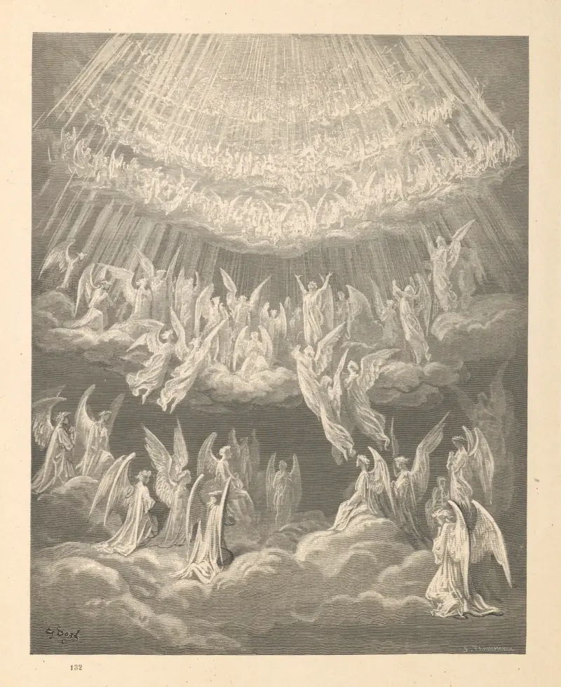 Boska Komedia. Tom 3, Raj, pl. 15, Gustave Doré