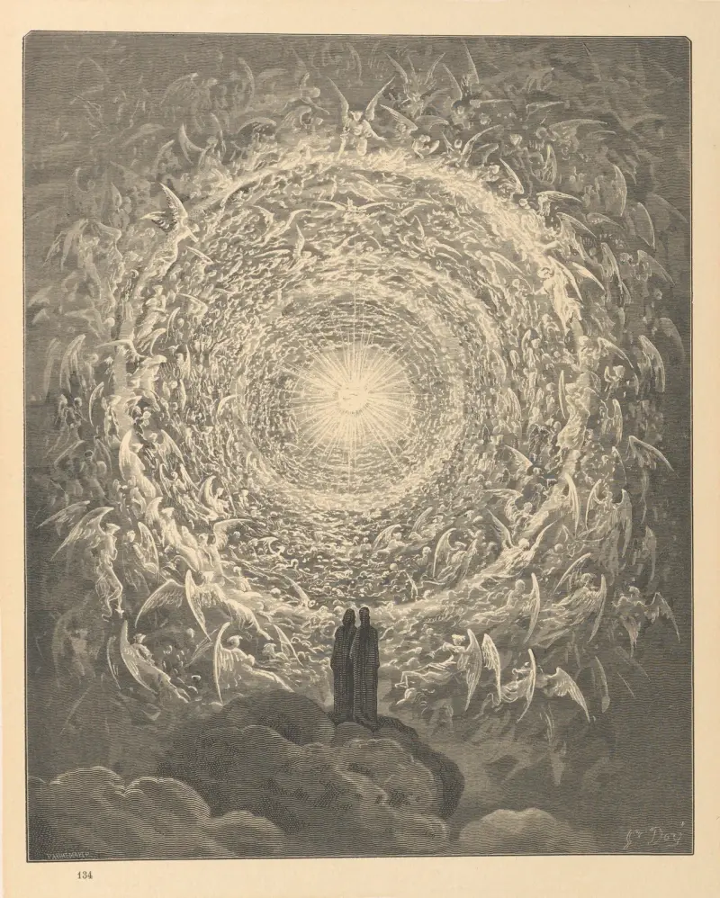 Den gudomliga komedin, Paradiset, pl. 17 av Gustave Doré