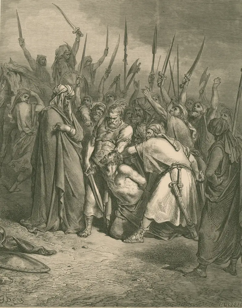 Agags död av Gustave Doré
