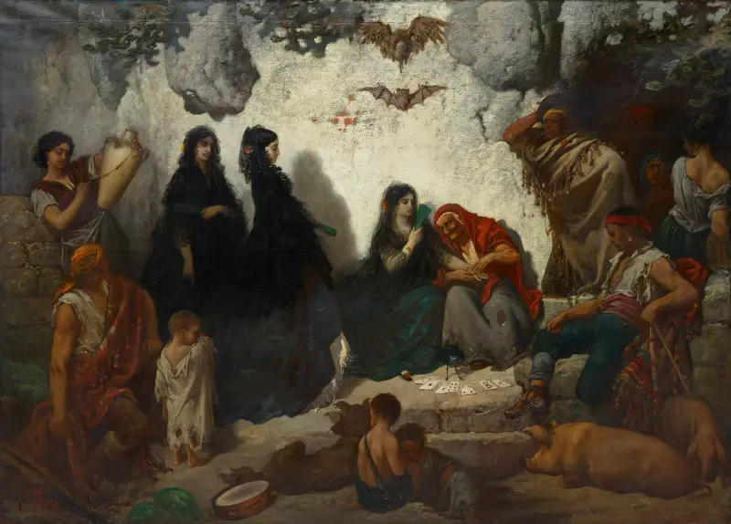 Spådom vid Sacro-Monte av Gustave Doré