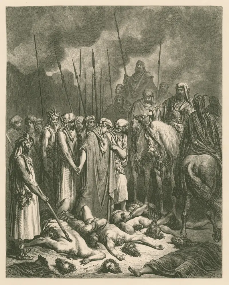 Josua skonar Rahab av Gustave Doré