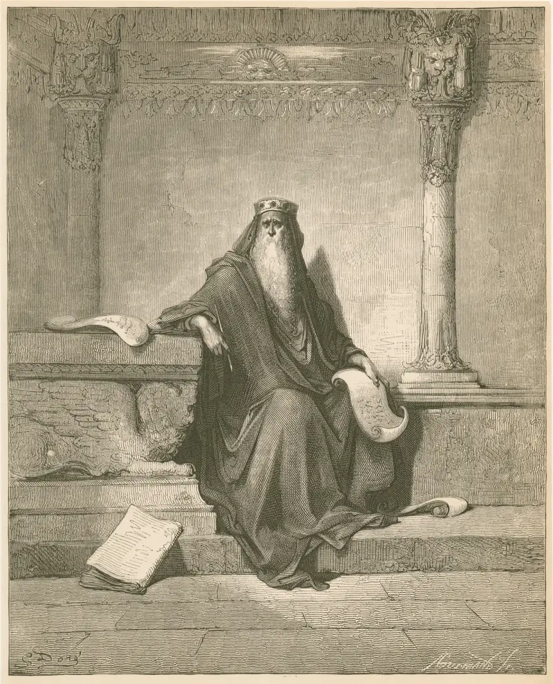 Kung Salomo av Gustave Doré