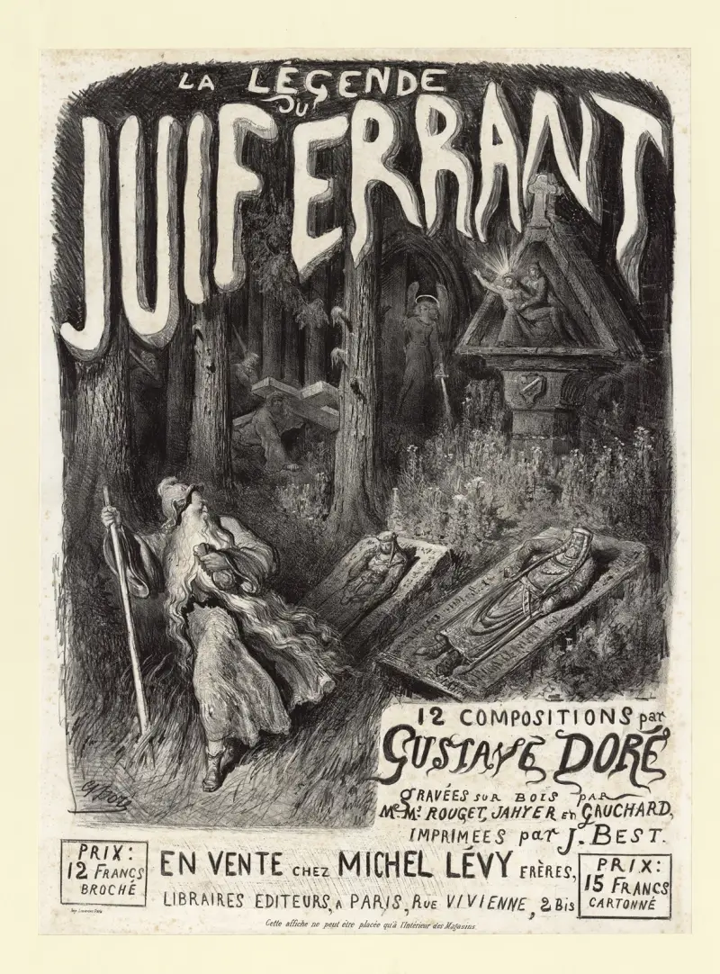 Legenden om den vandrande juden av Gustave Doré
