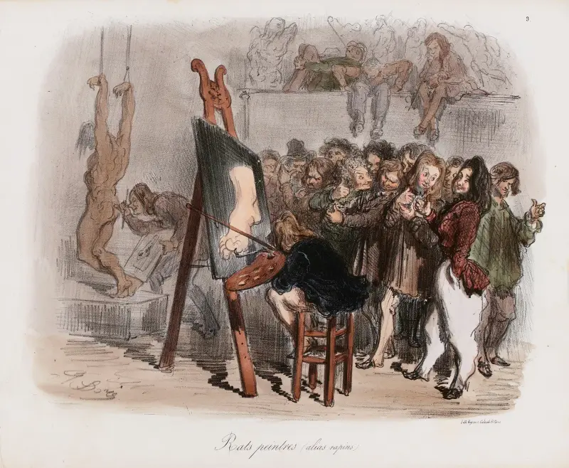 Det parisiska menageriet, plansch 10 av Gustave Doré