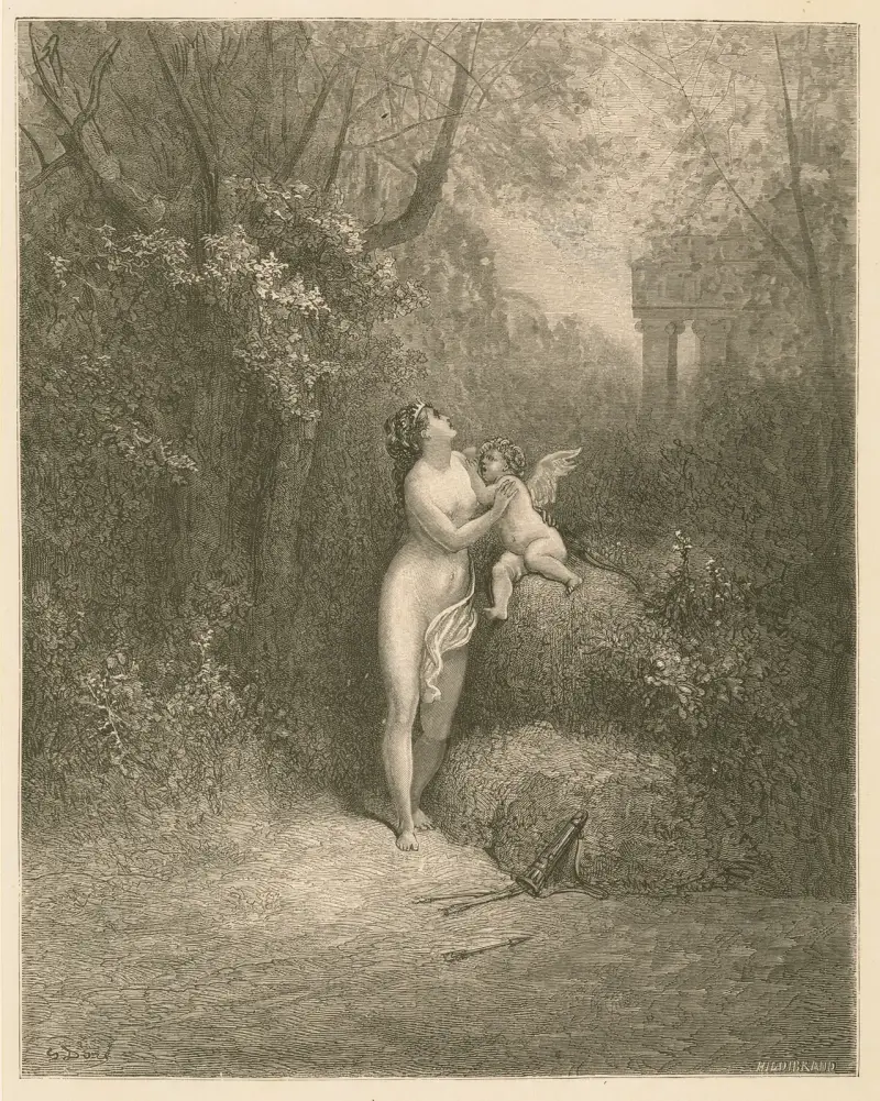 Kärleken och dårskapen av Gustave Doré