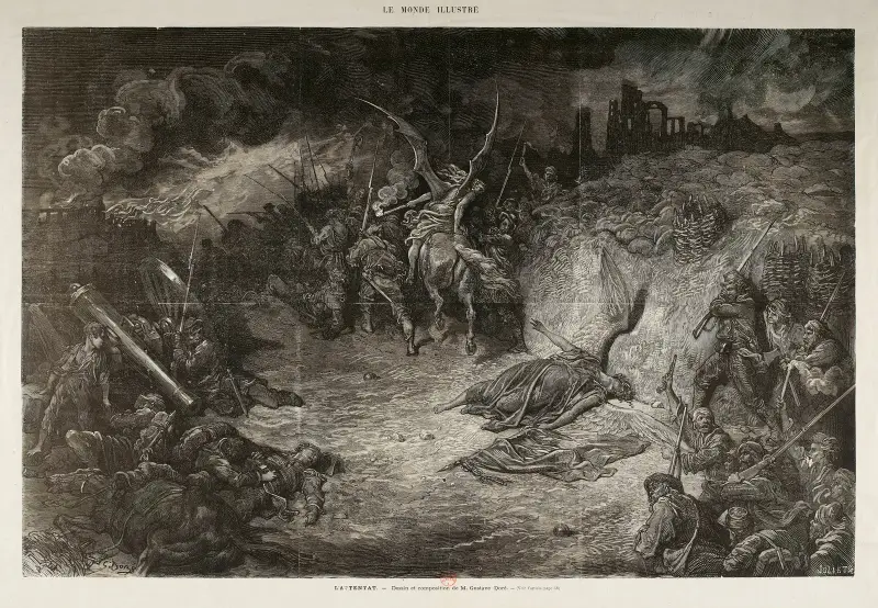 Attentatet av Gustave Doré