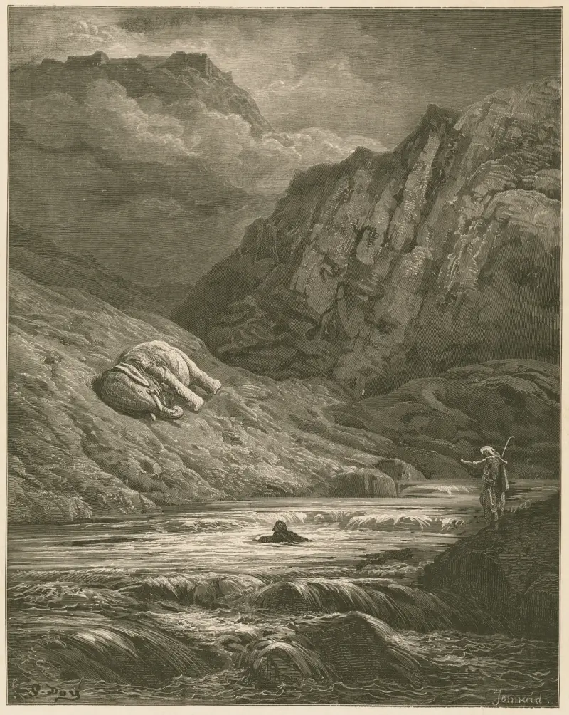 De två äventyrarna och talismanen av Gustave Doré